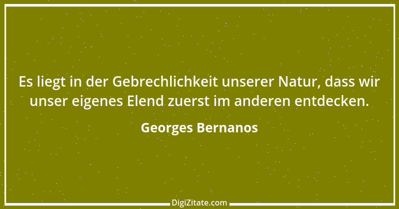 Zitat von Georges Bernanos 11