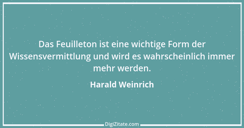 Zitat von Harald Weinrich 4