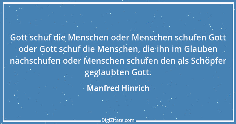 Zitat von Manfred Hinrich 417