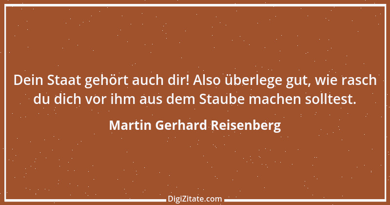 Zitat von Martin Gerhard Reisenberg 2558