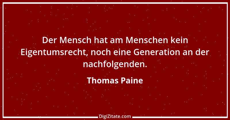 Zitat von Thomas Paine 17