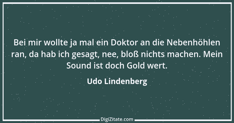 Zitat von Udo Lindenberg 1