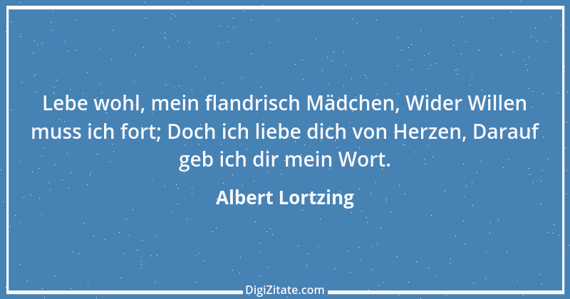 Zitat von Albert Lortzing 5