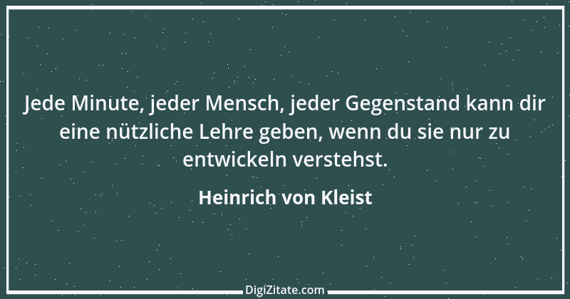 Zitat von Heinrich von Kleist 143