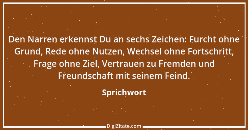 Zitat von Sprichwort 11236