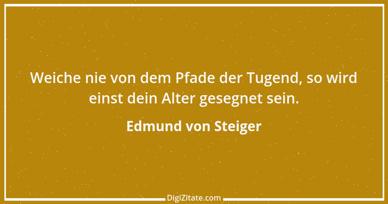 Zitat von Edmund von Steiger 1