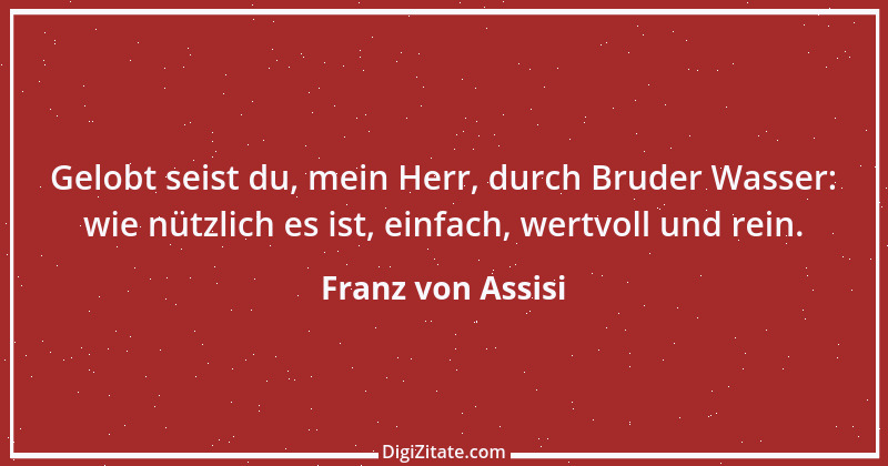 Zitat von Franz von Assisi 12