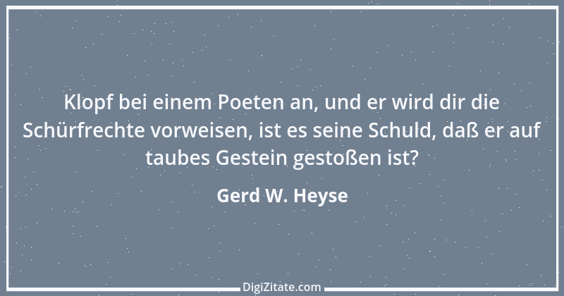 Zitat von Gerd W. Heyse 353