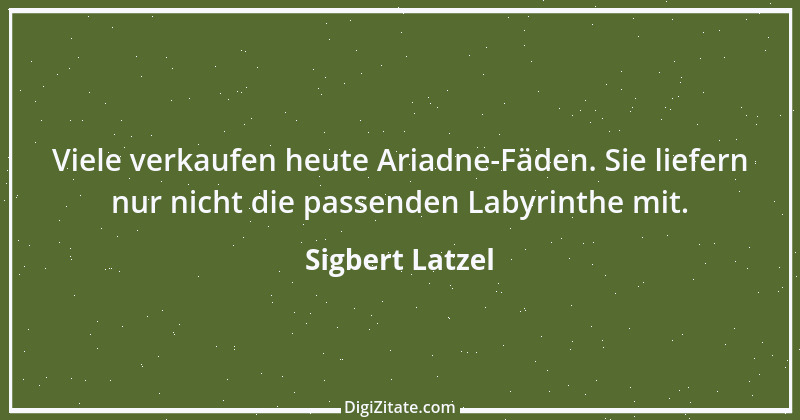 Zitat von Sigbert Latzel 154