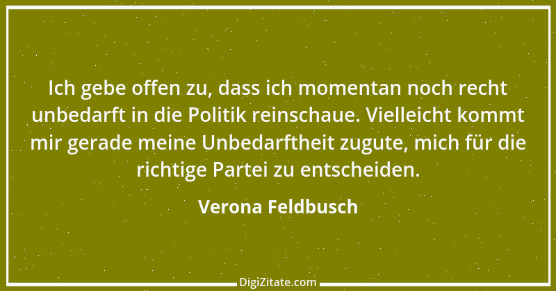 Zitat von Verona Feldbusch 1