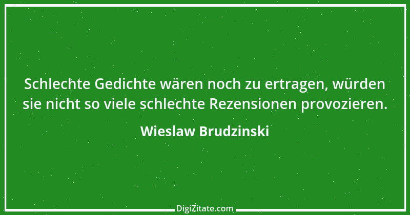 Zitat von Wieslaw Brudzinski 38