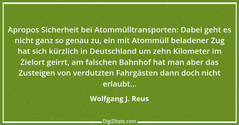 Zitat von Wolfgang J. Reus 1085