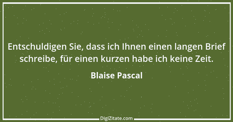 Zitat von Blaise Pascal 311