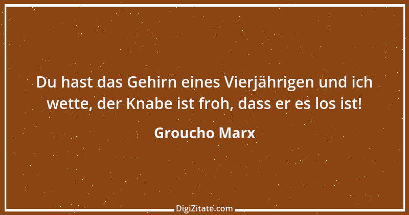 Zitat von Groucho Marx 2