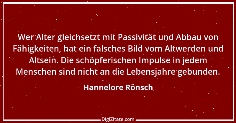 Zitat von Hannelore Rönsch 1