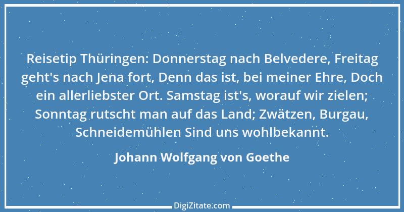 Zitat von Johann Wolfgang von Goethe 1778