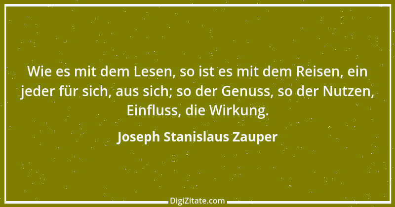 Zitat von Joseph Stanislaus Zauper 101