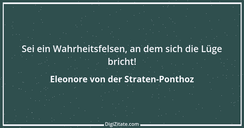 Zitat von Eleonore von der Straten-Ponthoz 2