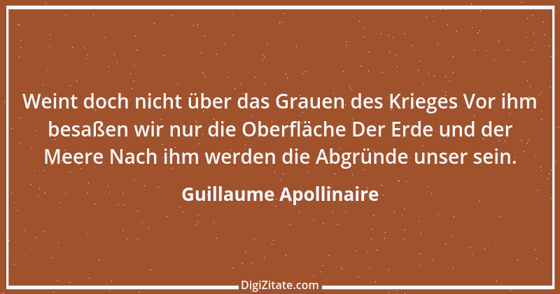 Zitat von Guillaume Apollinaire 1