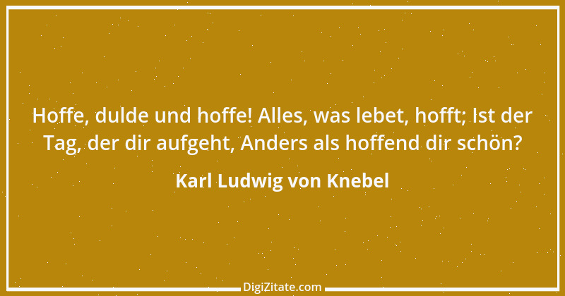 Zitat von Karl Ludwig von Knebel 17