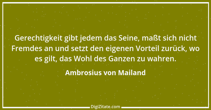 Zitat von Ambrosius von Mailand 24