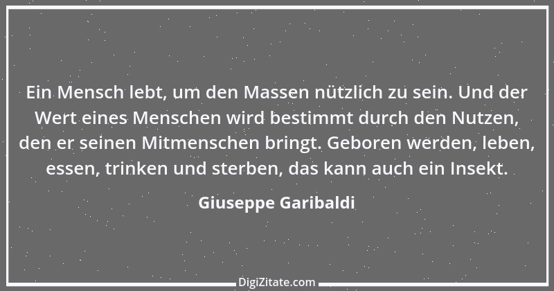 Zitat von Giuseppe Garibaldi 3