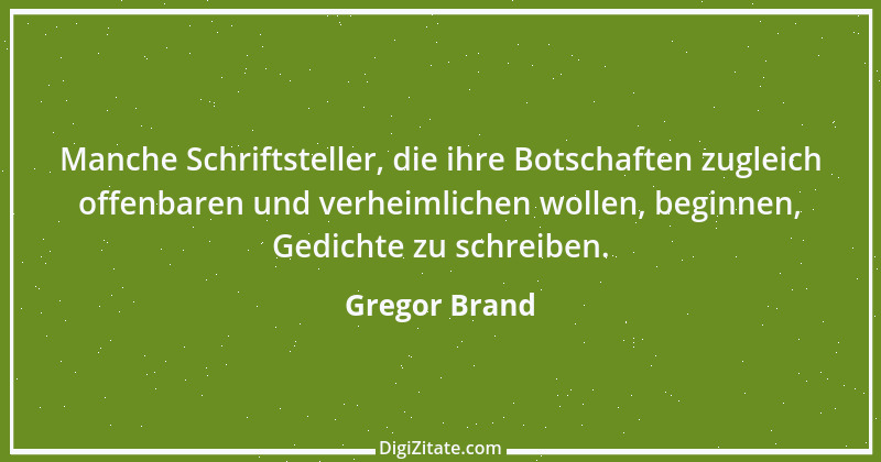 Zitat von Gregor Brand 137