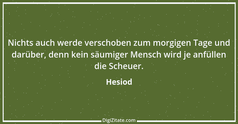 Zitat von Hesiod 33