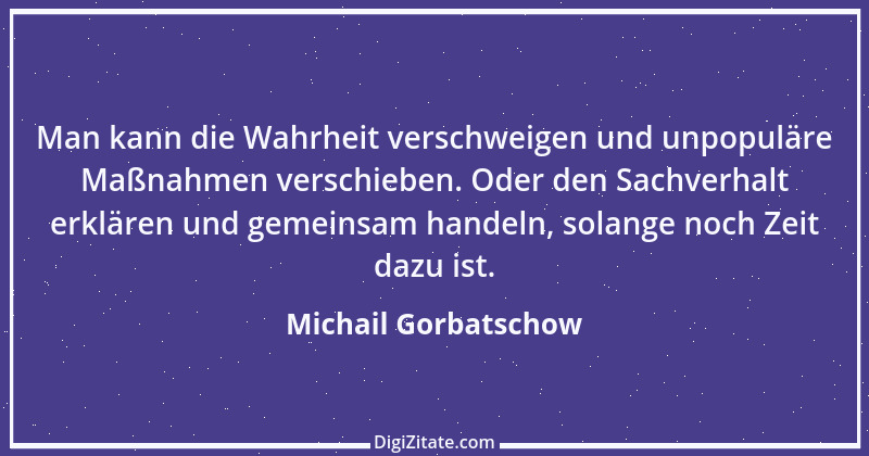 Zitat von Michail Gorbatschow 11