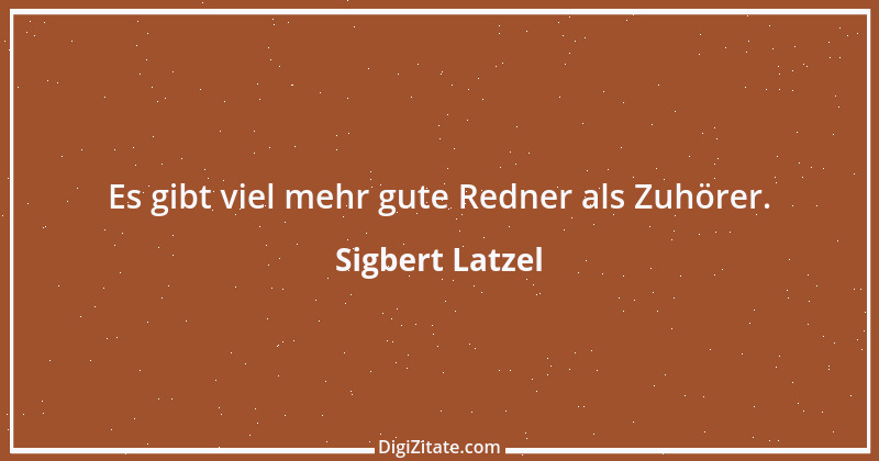 Zitat von Sigbert Latzel 156