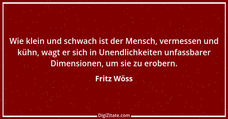 Zitat von Fritz Wöss 21