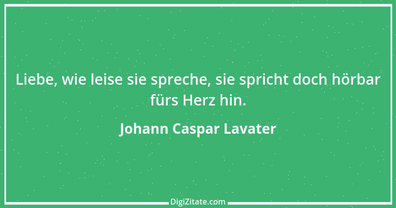 Zitat von Johann Caspar Lavater 218