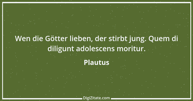 Zitat von Plautus 54