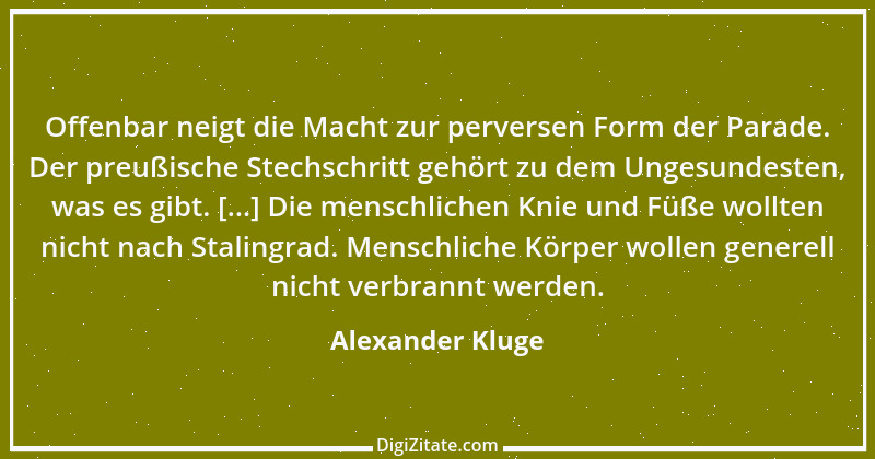 Zitat von Alexander Kluge 23