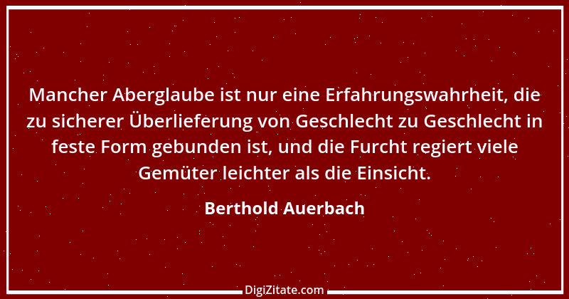 Zitat von Berthold Auerbach 94