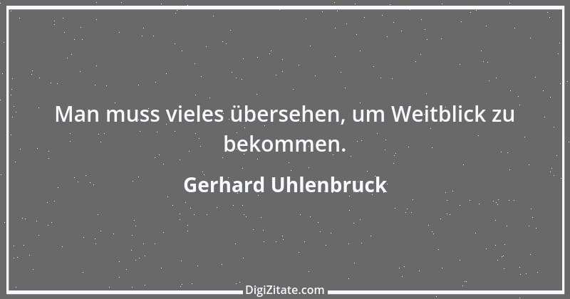 Zitat von Gerhard Uhlenbruck 69