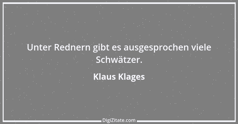 Zitat von Klaus Klages 501