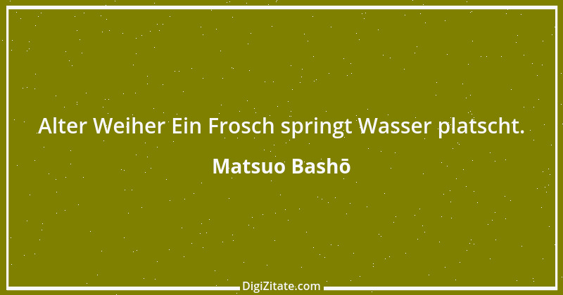 Zitat von Matsuo Bashō 9