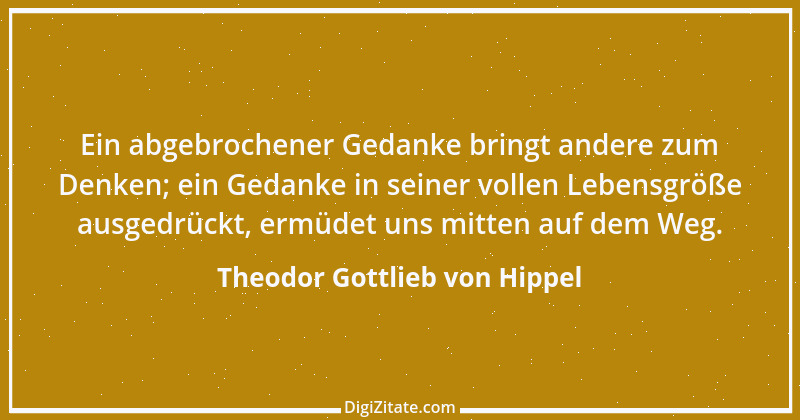 Zitat von Theodor Gottlieb von Hippel 44