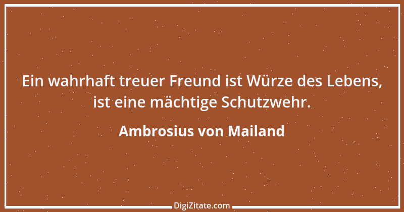 Zitat von Ambrosius von Mailand 27