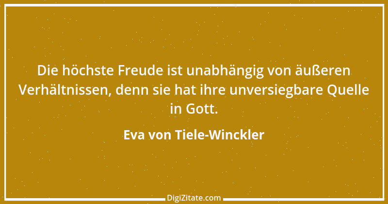 Zitat von Eva von Tiele-Winckler 4