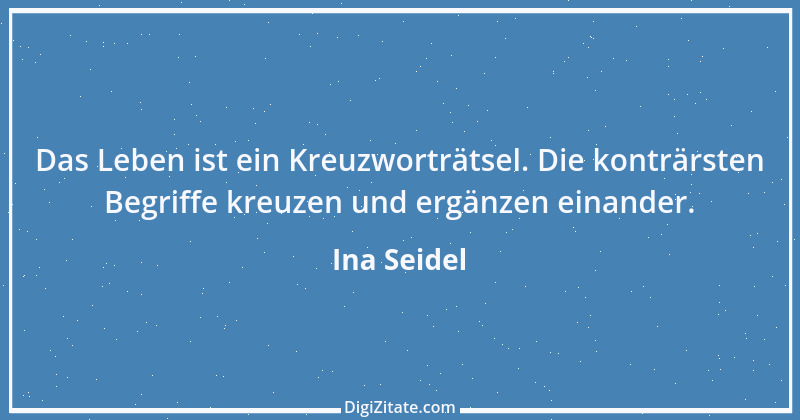 Zitat von Ina Seidel 2