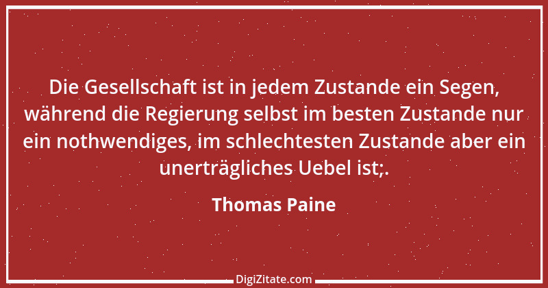 Zitat von Thomas Paine 24