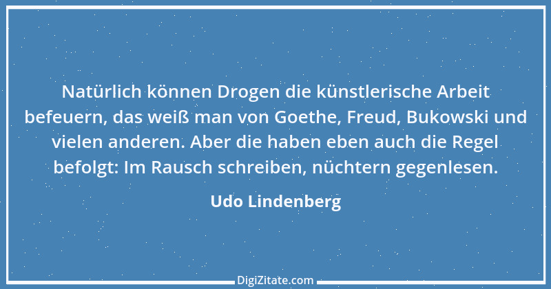 Zitat von Udo Lindenberg 8