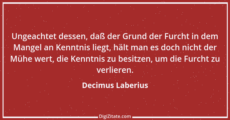 Zitat von Decimus Laberius 2