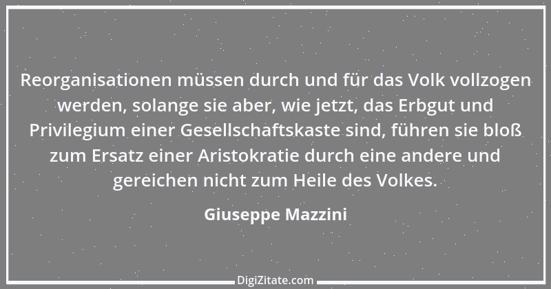 Zitat von Giuseppe Mazzini 1