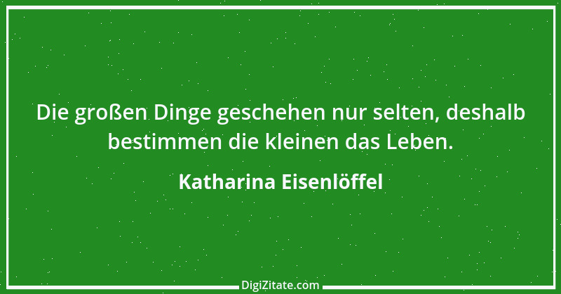 Zitat von Katharina Eisenlöffel 120