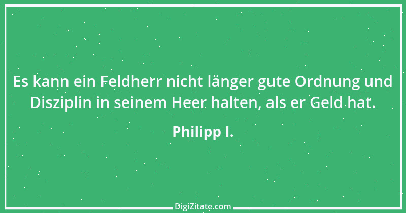 Zitat von Philipp I. 1