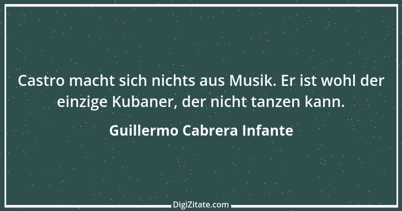 Zitat von Guillermo Cabrera Infante 2