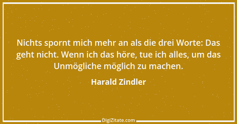 Zitat von Harald Zindler 1